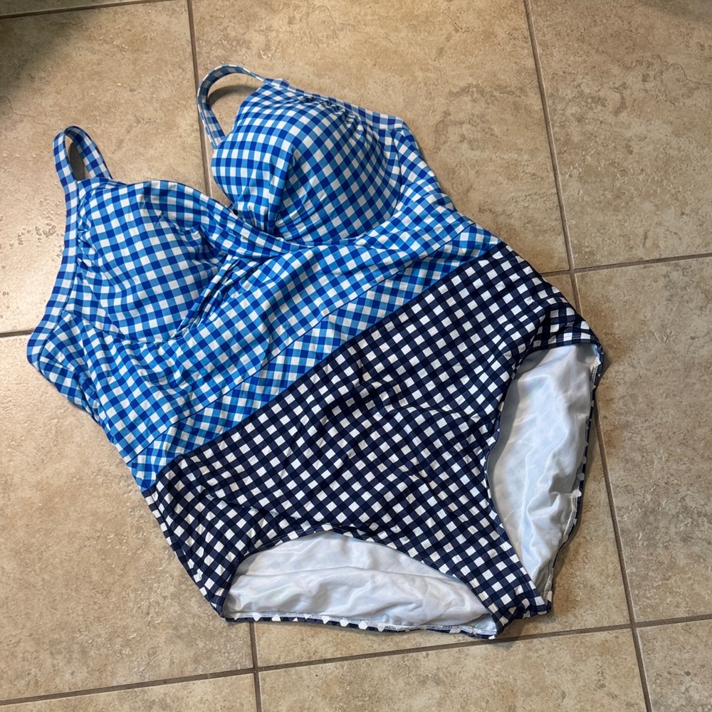 Draper James 💜 Lands End Swimsuit 26W